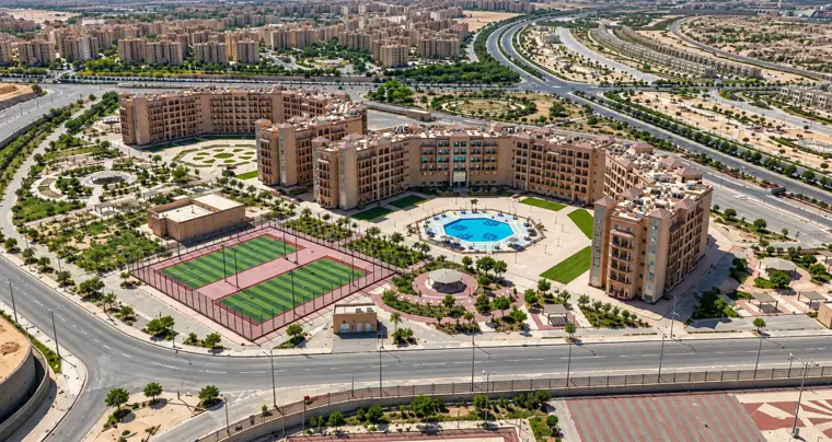 عمارات كيان سيتي مع حمام السباحة والملاعب